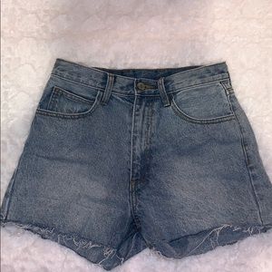 High rise Brandy Jean shorts